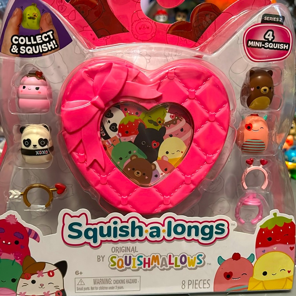 Squishmallows Squish a longs Valentine's Set